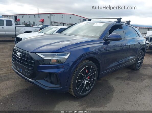 WA1EVAF17KD042121 2019 AUDI Q8 Blue Przód lewy