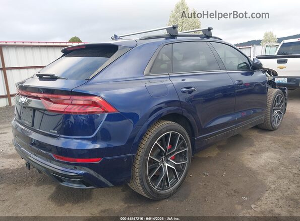 WA1EVAF17KD042121 2019 AUDI Q8 Blue Tył prawy