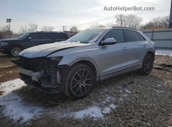 WA1EVAF18MD016503 2021 AUDI Q8 Silver Przód lewy