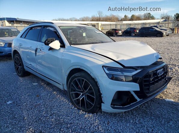 WA1EVAF1XLD004075 2020 AUDI Q8 Белый Передняя правая четверть