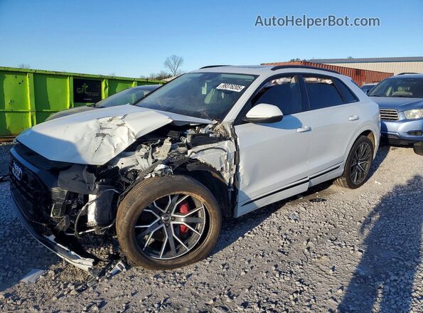 WA1EVAF1XLD004075 2020 AUDI Q8 Белый Передняя левая четверть