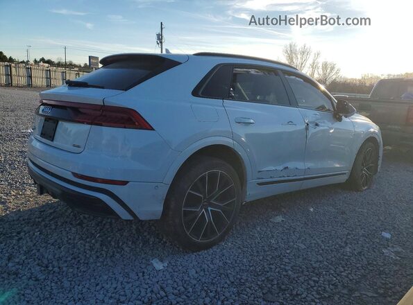 WA1EVAF1XLD004075 2020 AUDI Q8 Белый Задняя правая четверть