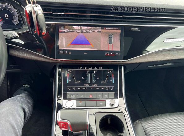 WA1EVBF16LD019176 2020 AUDI Q8 Белый Вид задних сидений