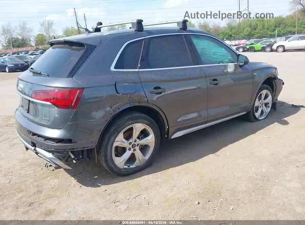 WA1FAAFY0P2114647 2023 AUDI Q5 Серый Задняя правая четверть