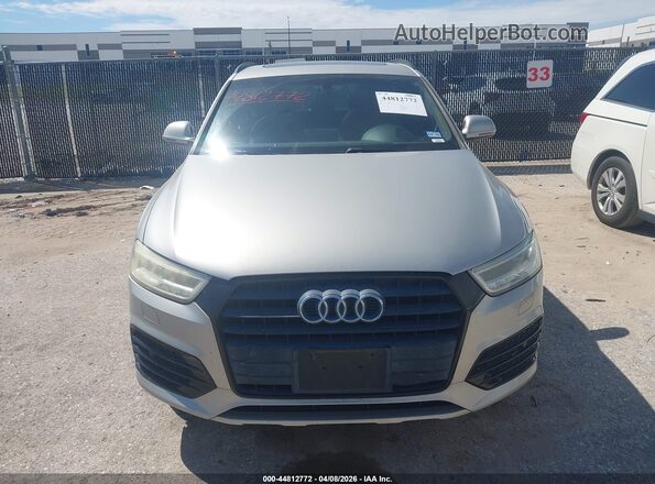 WA1FCCFS0HR006751 2017 AUDI Q3 Silver Vista del cuadro de instrumentos