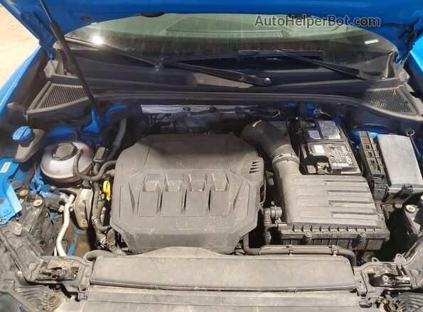 WA1FECF30M1152093 2021 AUDI Q3 Blue Engine compartment view