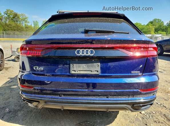 WA1FVAF10KD014164 2019 AUDI Q8 Blue Widok z tyłu
