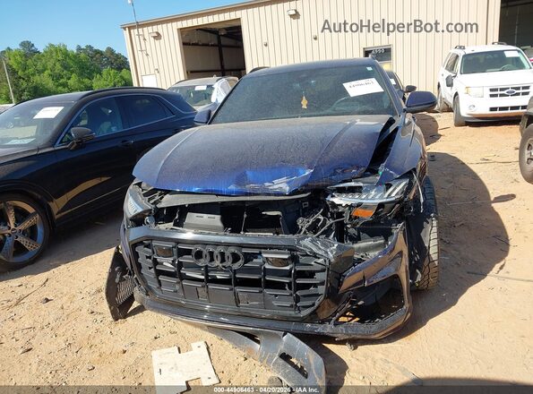 WA1FVAF13MD013173 2021 AUDI Q8 Blue Widok wnętrza z tyłu
