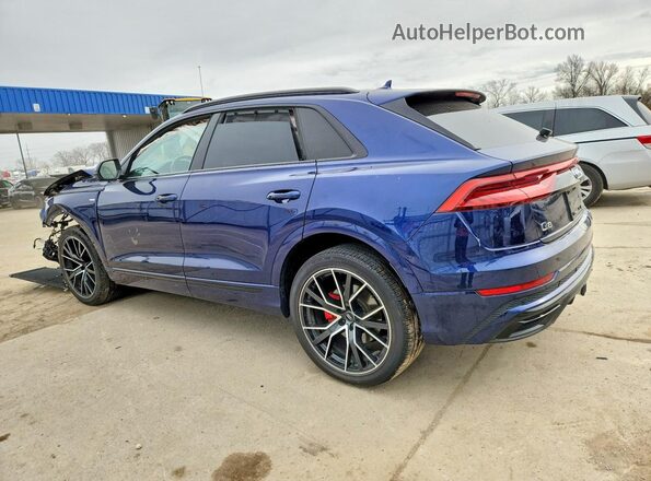WA1FVAF19KD025244 2019 AUDI Q8 Синий Задняя левая четверть