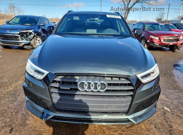 WA1GCCFS1JR010852 2018 AUDI Q3 Gray Вид спереду