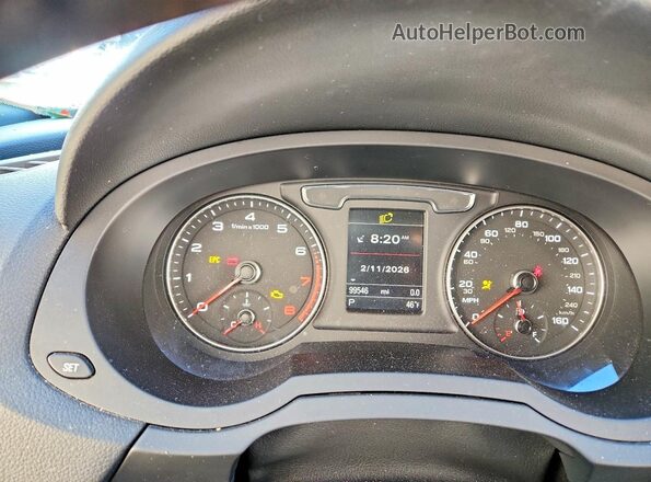 WA1GFCFS9GR024093 2016 AUDI Q3 Black Vista del cuadro de instrumentos