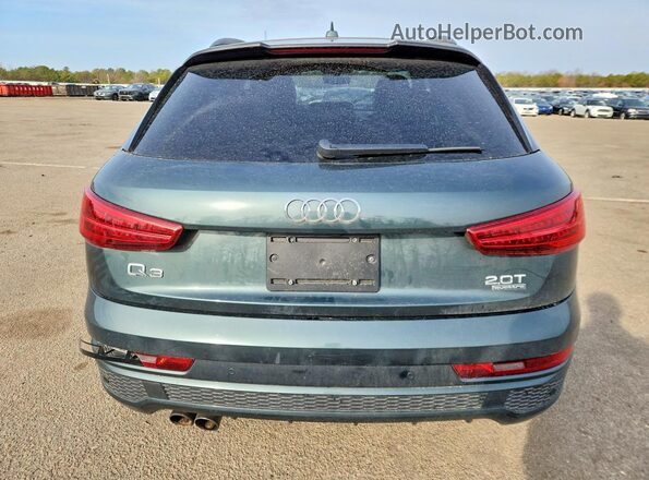 WA1JCCFS2JR028816 2018 AUDI Q3 Green Вид ззаду