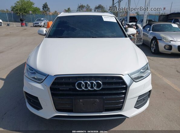 WA1JCCFS3HR003983 2017 AUDI Q3 White Instrument cluster view