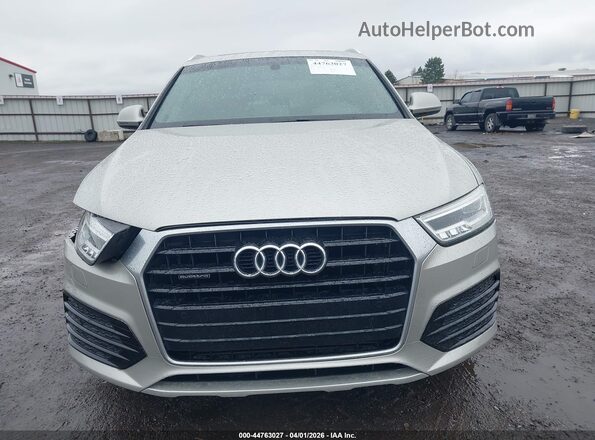 WA1JCCFSXJR010368 2018 AUDI Q3 Silver Вид щитка приладів
