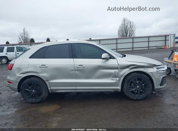 WA1JCCFSXJR010368 2018 AUDI Q3 Silver Вид задньої частини салону