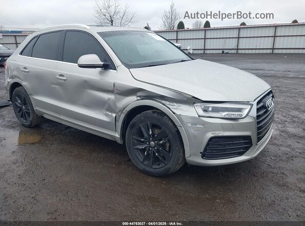 WA1JCCFSXJR010368 2018 AUDI Q3 Silver Передня права чверть