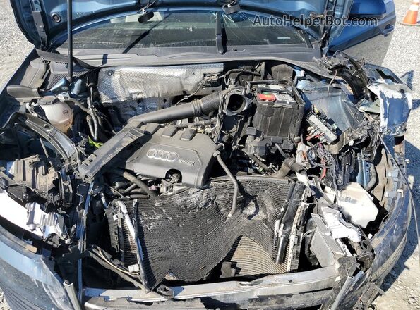 WA1JCCFSXJR022682 2018 AUDI Q3 Blue Вид підкапотного простору