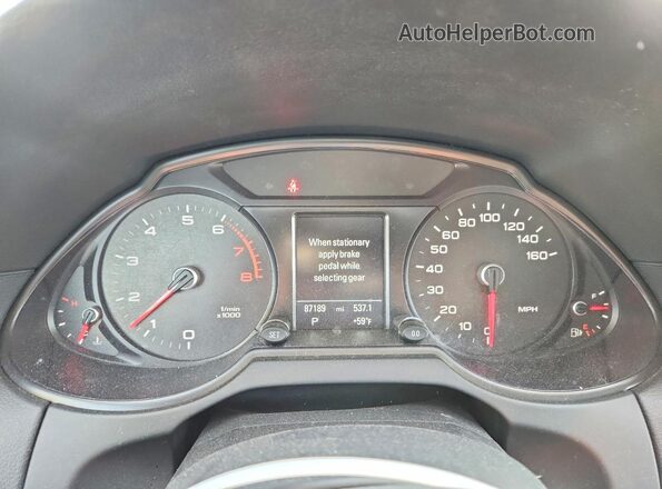 WA1L2AFP0HA025112 2017 AUDI Q5 Black Вид щитка приладів