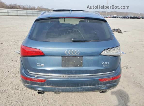 WA1L2AFP2GA031640 2016 AUDI Q5 Blue უკანა ხედი