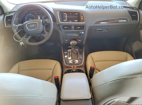 WA1L2AFP3HA008675 2017 AUDI Q5 Blue Առջևի վահանակի տեսք