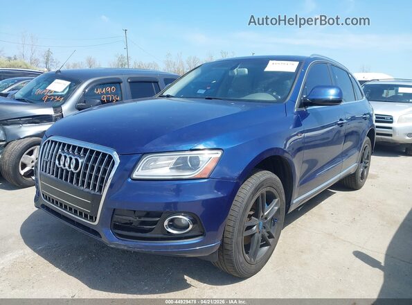 WA1L2AFP6GA079982 2016 AUDI Q5 Blue Передня ліва чверть