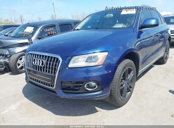 WA1L2AFP6GA079982 2016 AUDI Q5 Blue Вид спереду