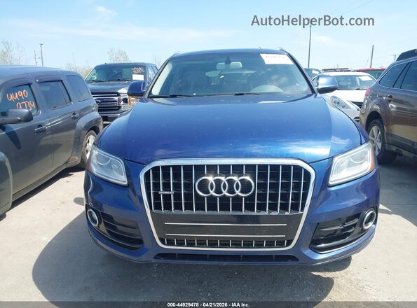 WA1L2AFP6GA079982 2016 AUDI Q5 Blue Вид щитка приладів