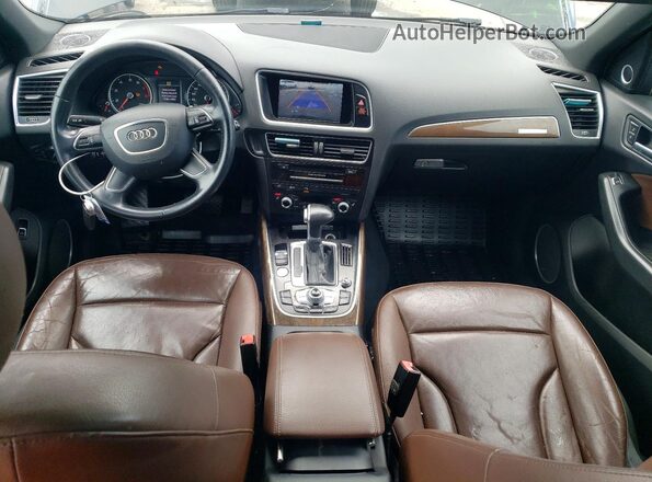 WA1L2AFP6HA006581 2017 AUDI Q5 Black Առջևի վահանակի տեսք