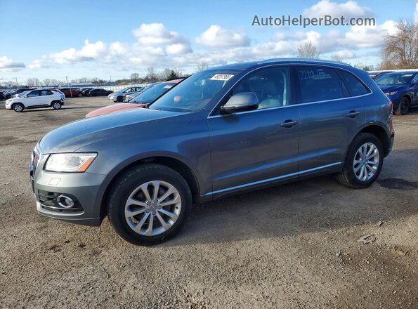 WA1L2AFP6HA101223 2017 AUDI Q5 Gray Առջևի ձախ երեք քառորդ տեսարան