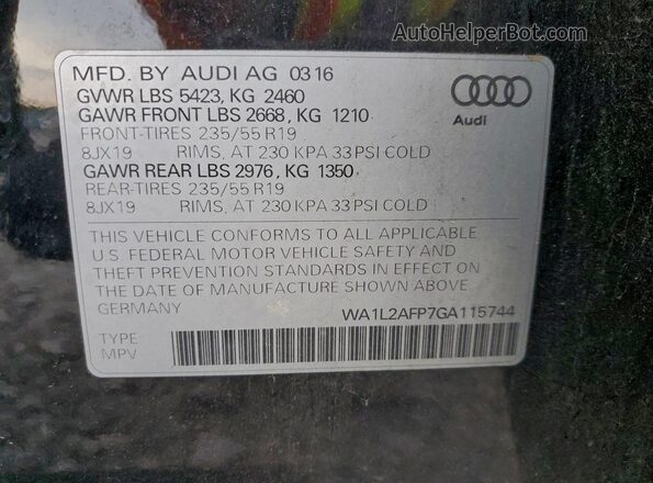 WA1L2AFP7GA115744 2016 AUDI Q5 Black სალონის 360-გრადუსიანი ხედი