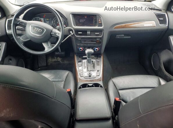 WA1L2AFP7HA013717 2017 AUDI Q5 Black Առջևի վահանակի տեսք