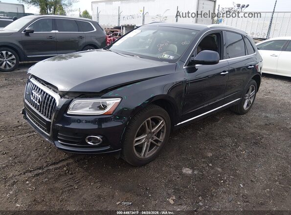 WA1L2AFP9HA023164 2017 AUDI Q5 Blue Առջևի ձախ երեք քառորդ տեսարան