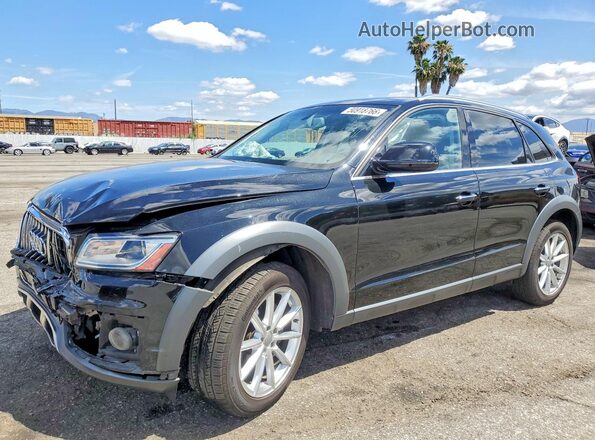 WA1L2AFP9HA057962 2017 AUDI Q5 Black წინა მარცხენა ხედი სამი მეოთხედიდან