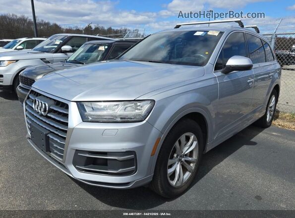 WA1LAAF74JD004268 2018 AUDI Q7 Silver Przód lewy