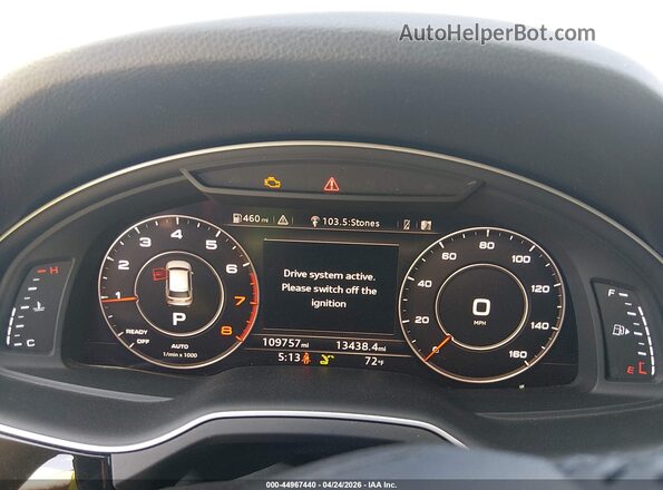 WA1LAAF76JD038308 2018 AUDI Q7 Белый Вид задних сидений