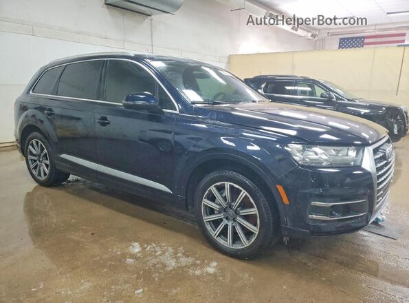 WA1LAAF77JD002319 2018 AUDI Q7 Blue წინა მარჯვენა