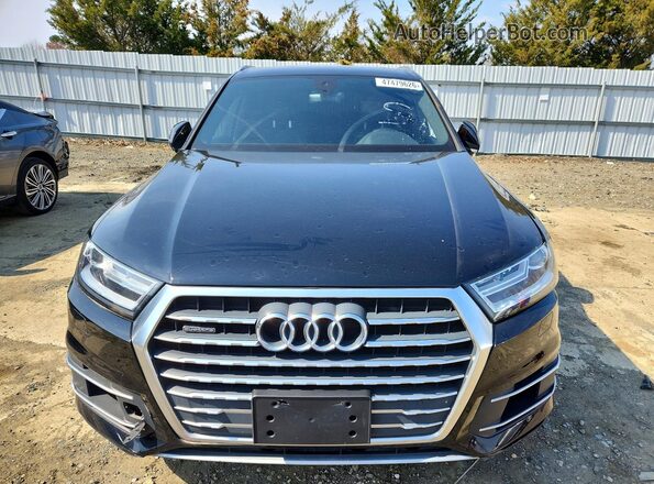 WA1LAAF7XHD014832 2017 AUDI Q7 Black Widok z przodu