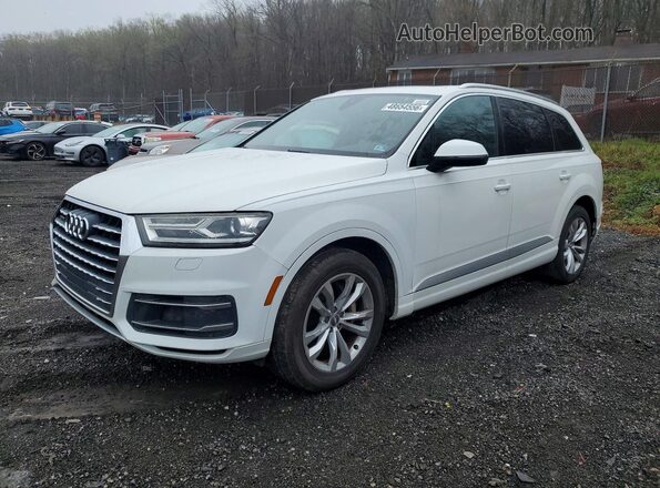 WA1LAAF7XHD018525 2017 AUDI Q7 Белый Передняя левая четверть