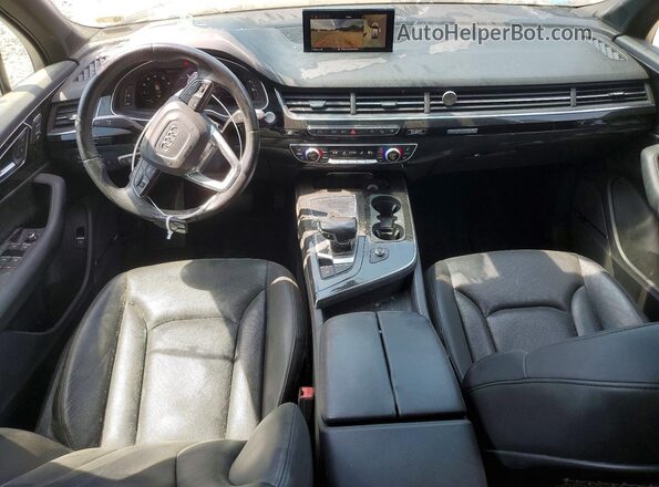 WA1LAAF7XHD033137 2017 AUDI Q7 Black Vista del salpicadero