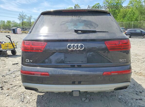 WA1LAAF7XHD033137 2017 AUDI Q7 Black Vista trasera