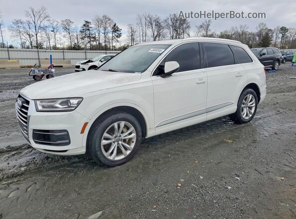 WA1LAAF7XJD034262 2018 AUDI Q7 White Передня ліва чверть