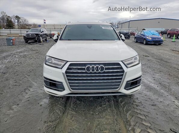 WA1LAAF7XJD034262 2018 AUDI Q7 White Вид спереду