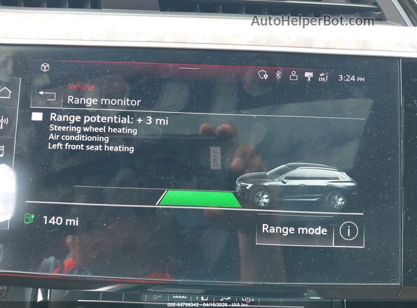 WA1LAAGE3NB012375 2022 AUDI E-TRON Белый 