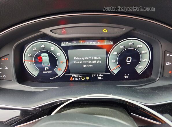 WA1LCBF70PD005670 2023 AUDI Q7 Gray Widok zestawu wskaźników