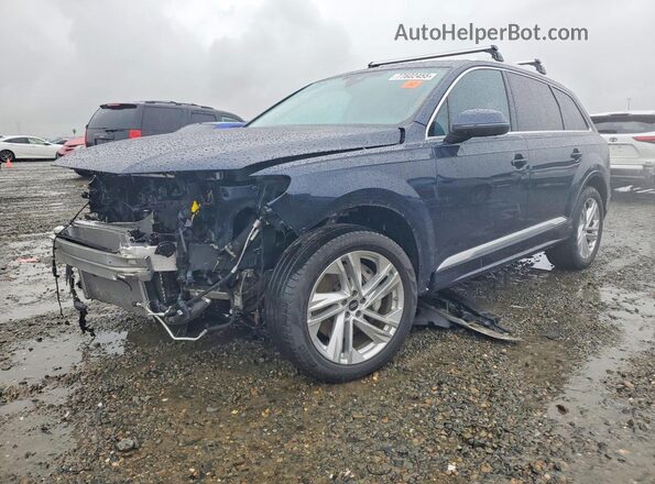 WA1LCBF73PD005677 2023 AUDI Q7 Blue Առջևի ձախ երեք քառորդ տեսարան