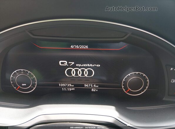 WA1LHAF70HD048645 2017 AUDI Q7 Черный Вид задних сидений