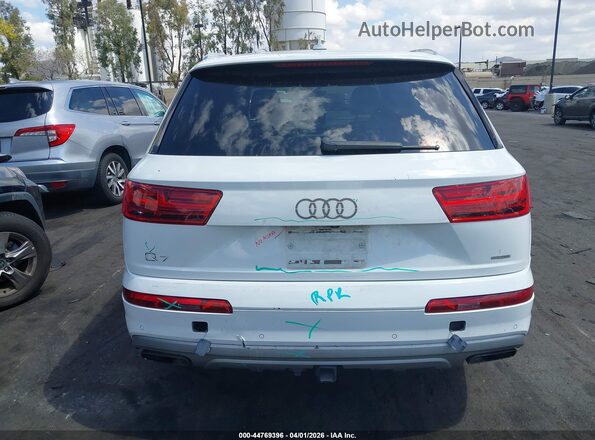 WA1LHAF71JD003395 2018 AUDI Q7 White წინა ხედი