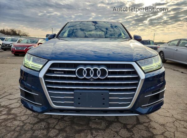 WA1LHAF77JD026096 2018 AUDI Q7 Blue Դիմացի տեսք