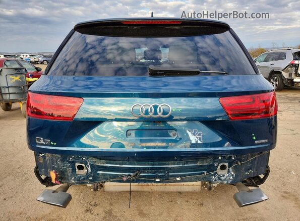 WA1LHAF77JD026096 2018 AUDI Q7 Blue Հետևի տեսք