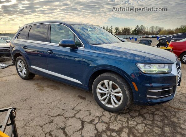 WA1LHAF77JD026096 2018 AUDI Q7 Blue Առջևի աջ